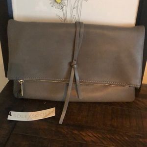 Sole Society Gray Clutch